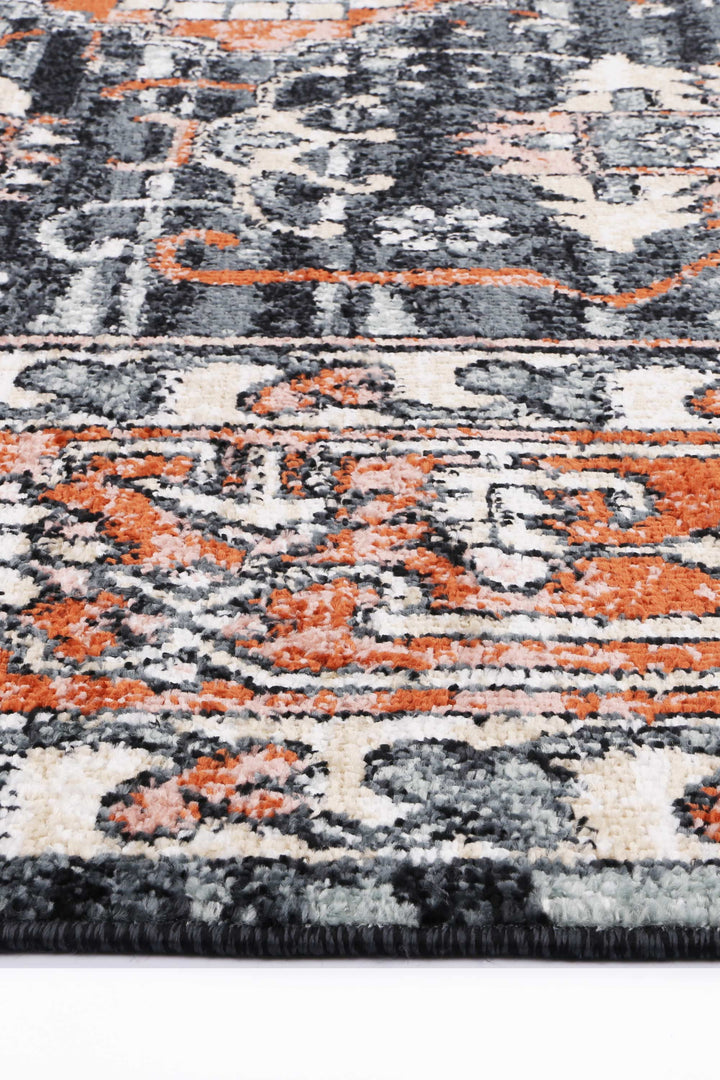 Estate Leoplda Traditional Black Rug - DLB Furniture