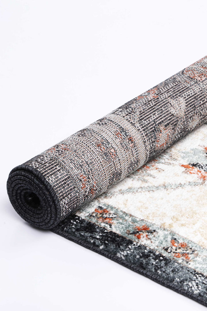 Estate Fair Field Traditional Black Rug - DLB Furniture