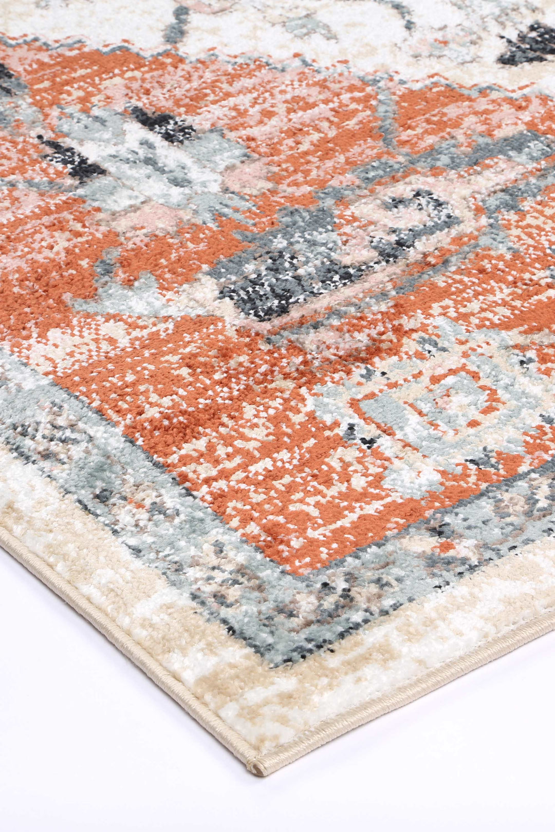 Estate Xanadu Traditional Terracotta Rug - DLB Furniture