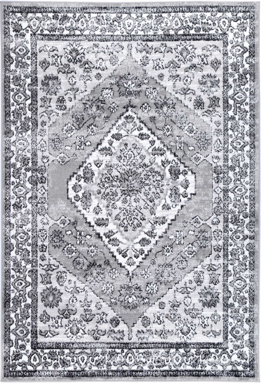 Estate Safra Traditional Grey Rug - DLB Furniture