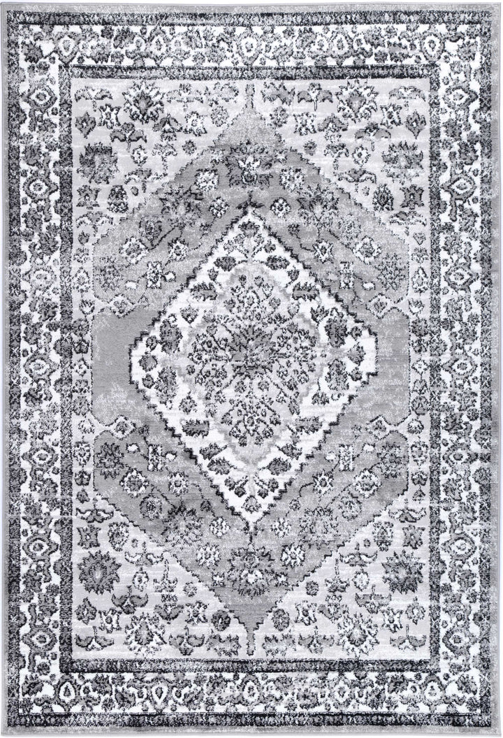 Estate Safra Traditional Grey Rug - DLB Furniture