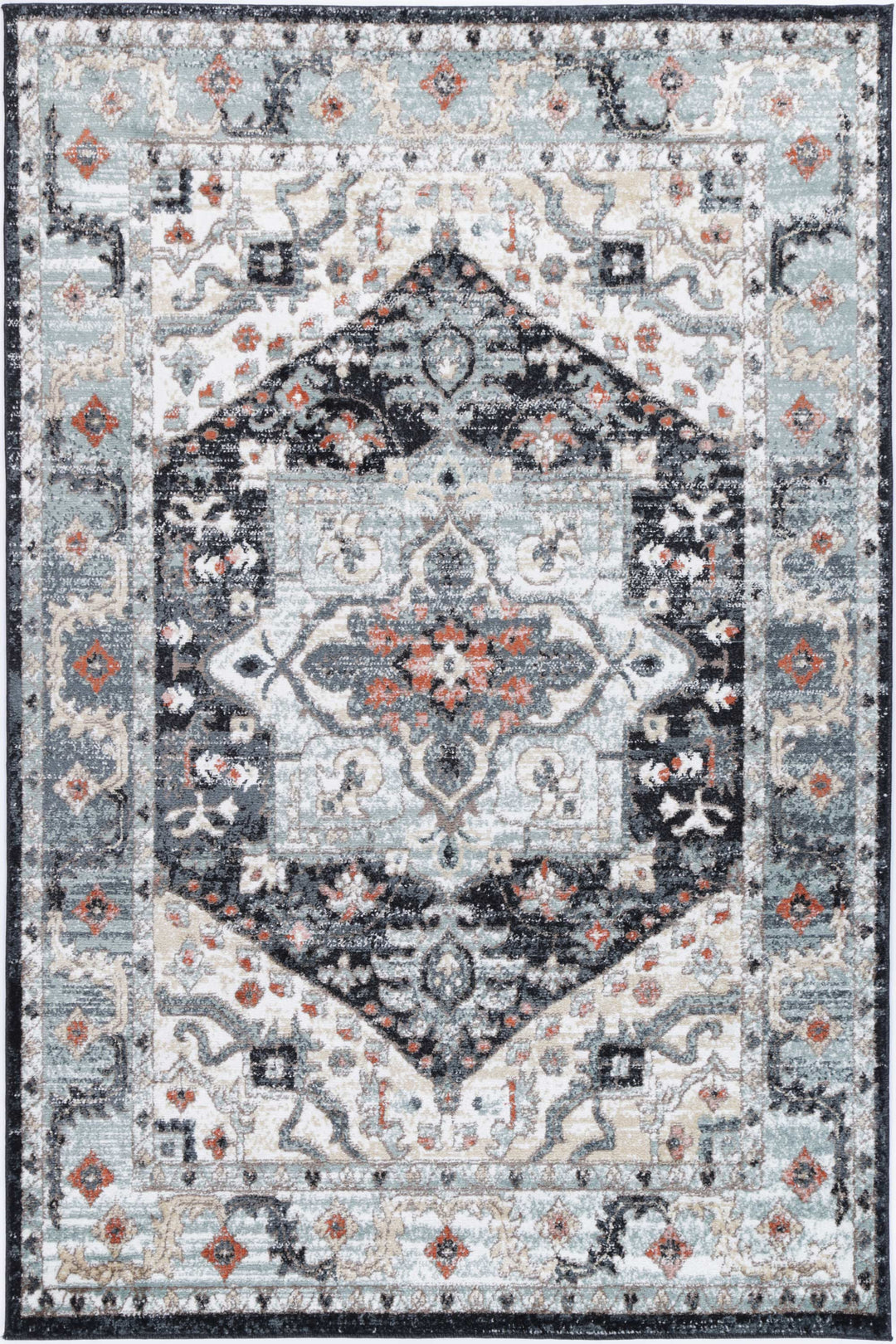 Estate Baltimore Traditional Charcoal Rug - DLB Furniture