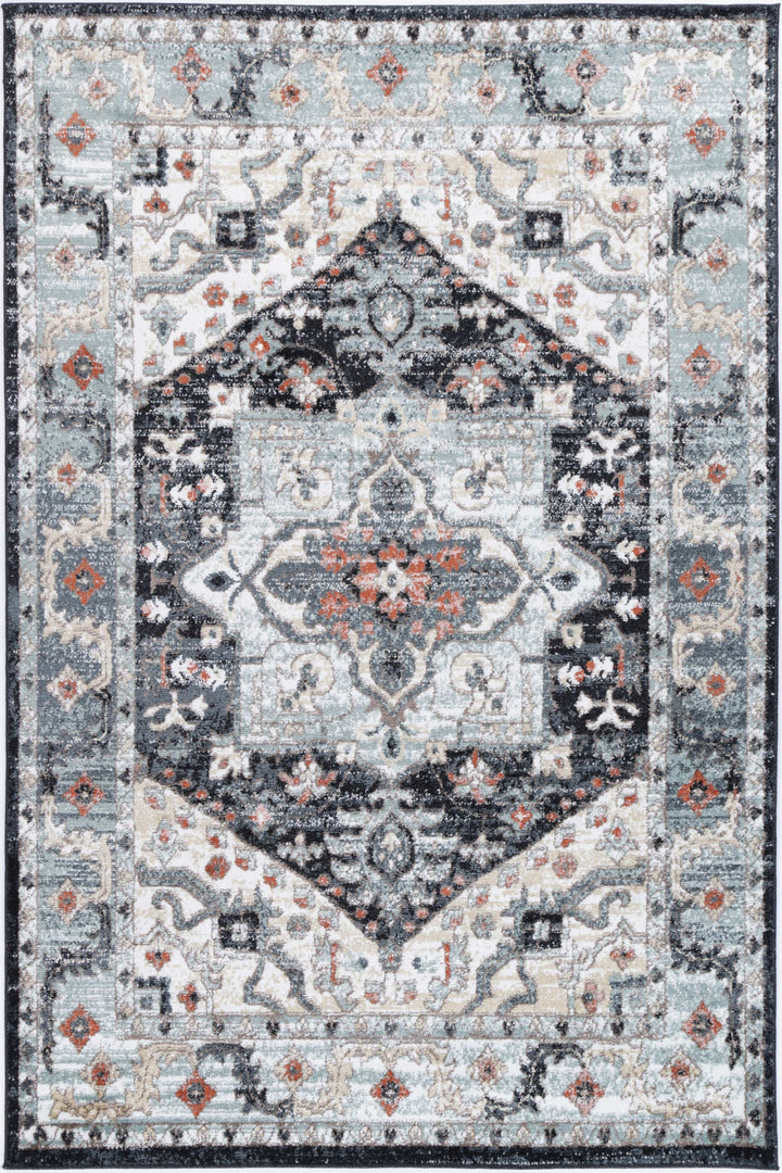 Estate Baltimore Traditional Charcoal Rug - DLB Furniture