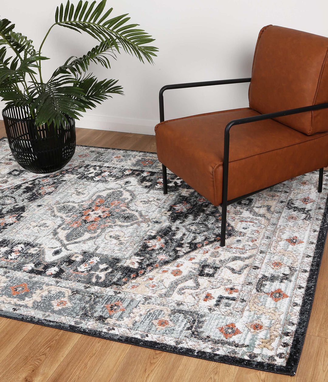 Estate Baltimore Traditional Charcoal Rug - DLB Furniture