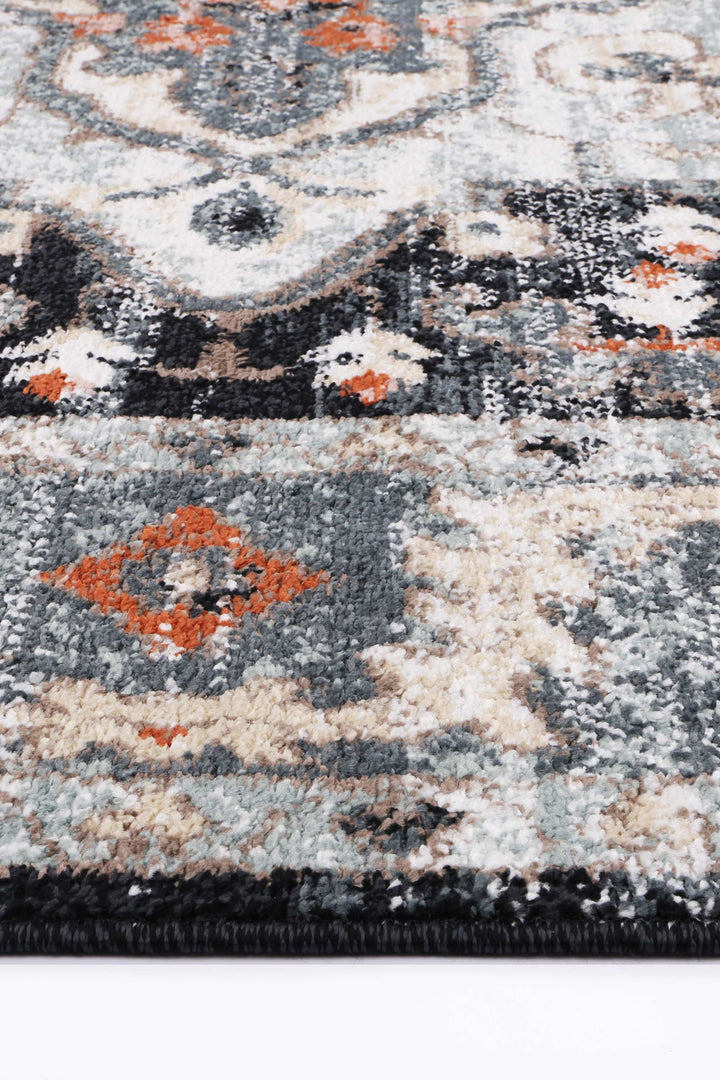Estate Baltimore Traditional Charcoal Rug - DLB Furniture