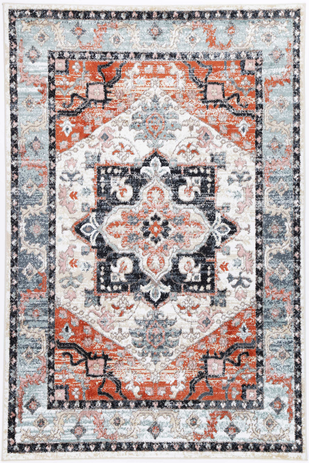 Estate Antilia Traditional Terracotta Rug - DLB Furniture