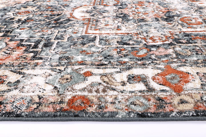 Estate Padaro Lane Traditional Charcoal Rug - DLB Furniture