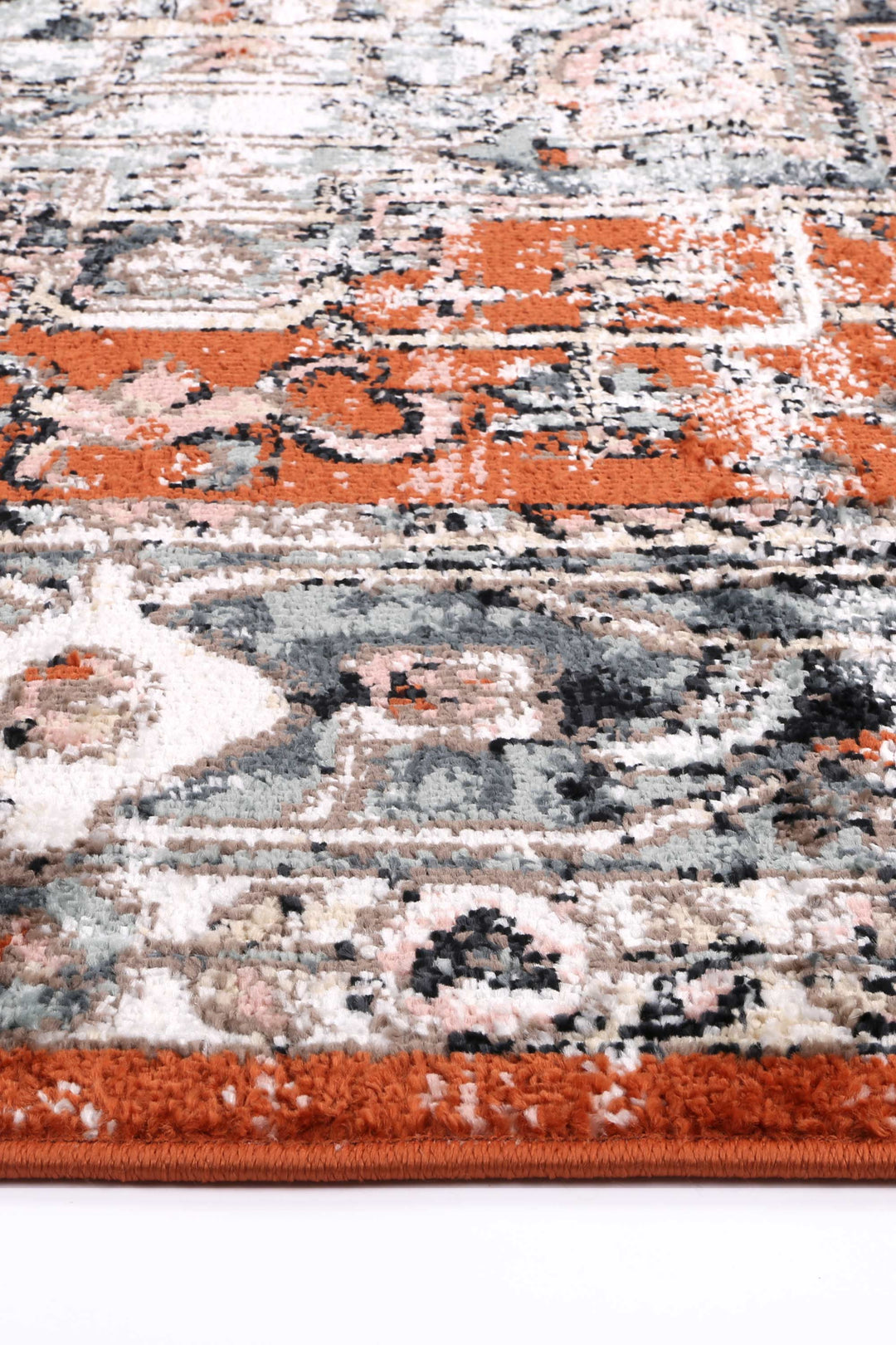 Estate Atherton Traditional Terracotta Rug - DLB Furniture