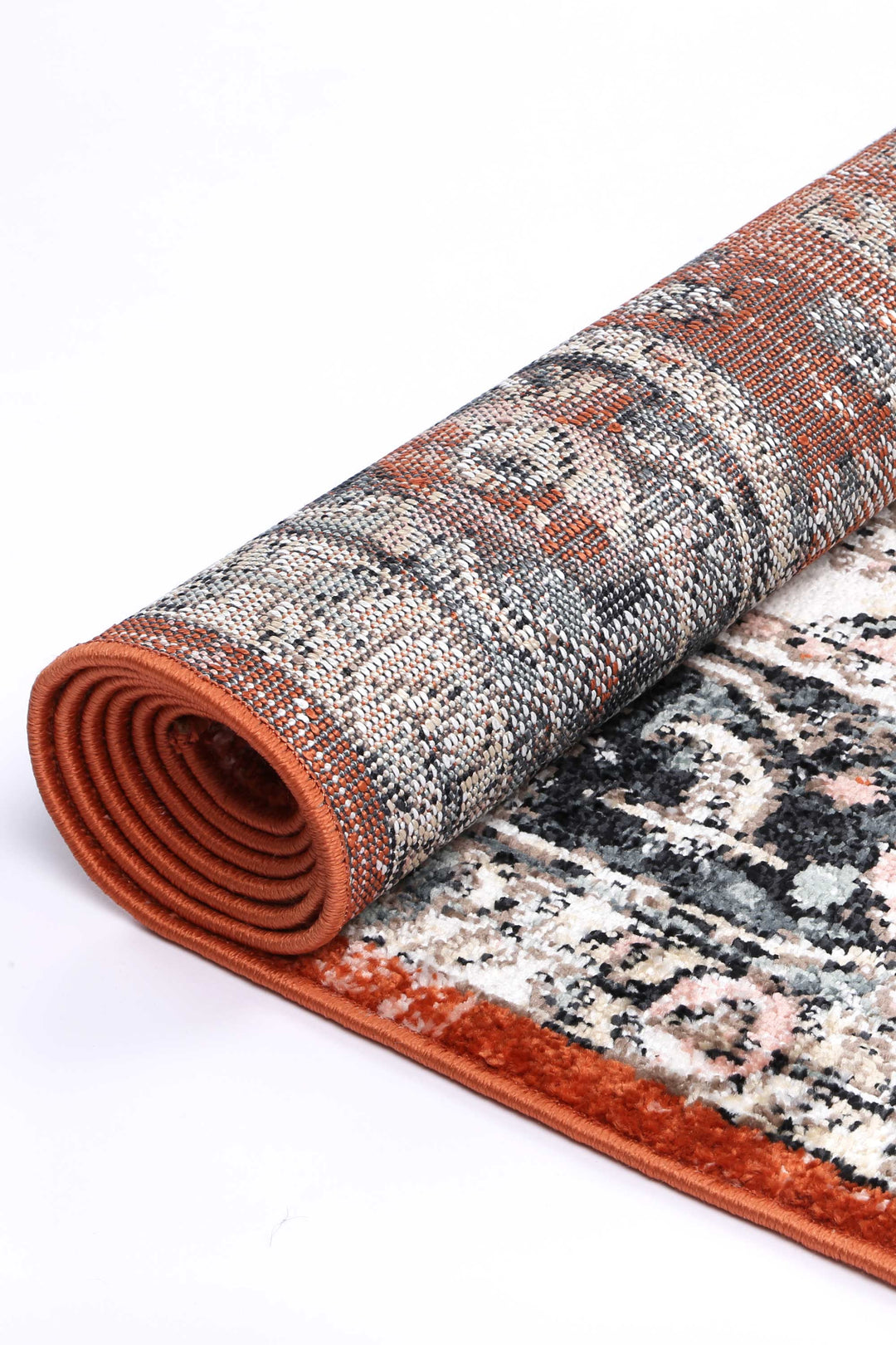 Estate Atherton Traditional Terracotta Rug - DLB Furniture