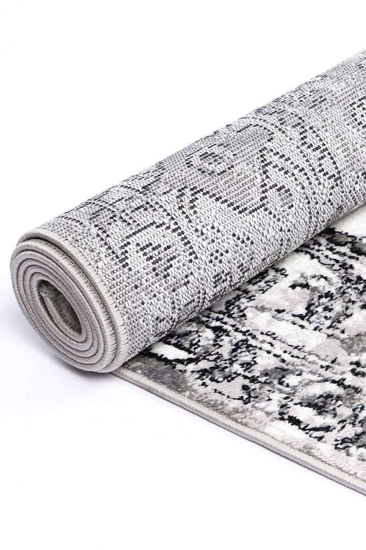 Estate Vatuvara Traditional Grey Rug - 19GREY