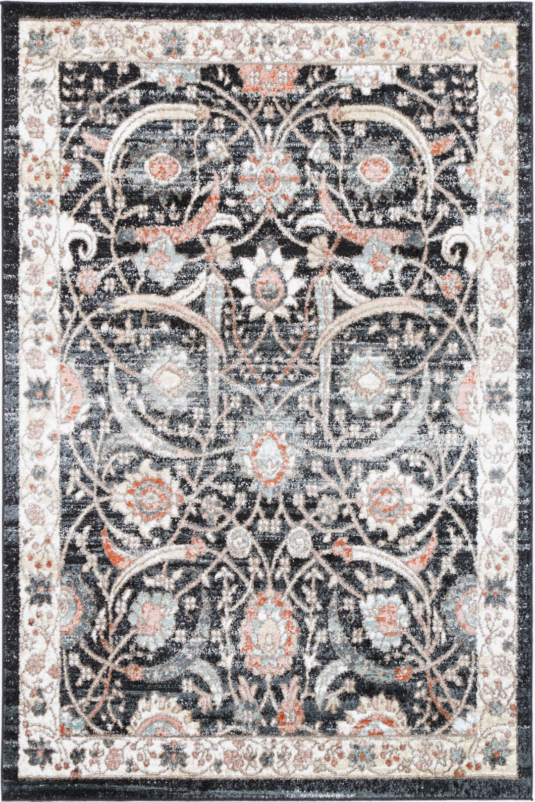 Estate Mylestone Traditional Charcoal Rug - DLB Furniture