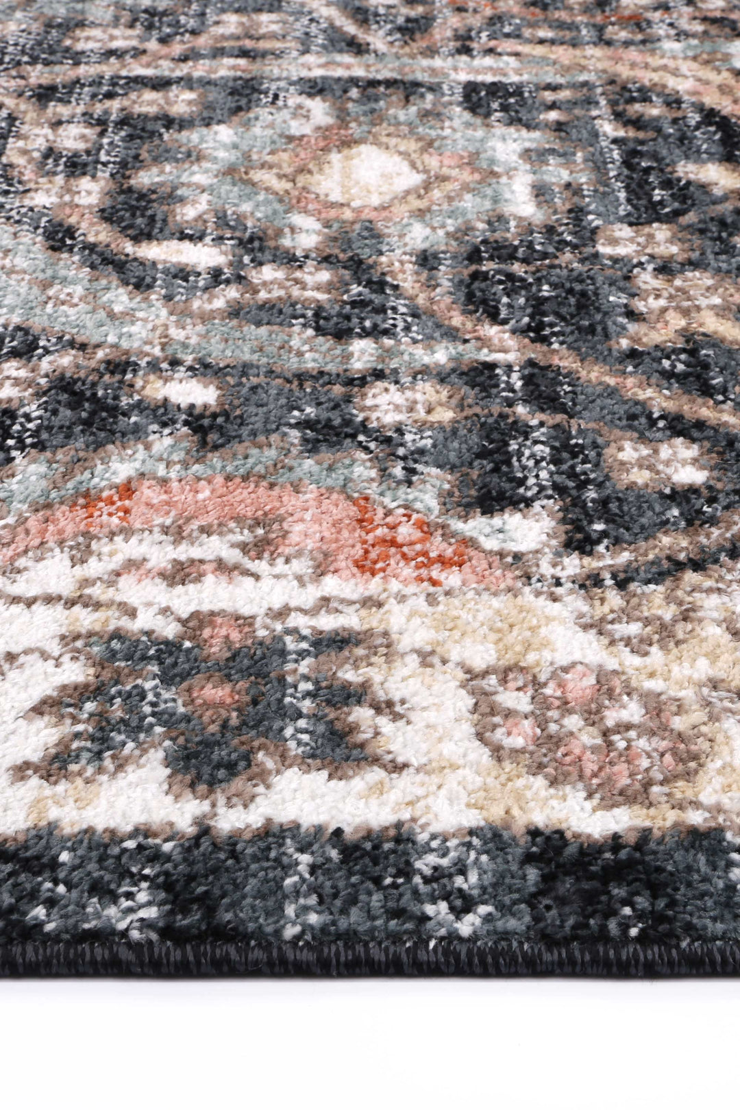 Estate Mylestone Traditional Charcoal Rug - DLB Furniture