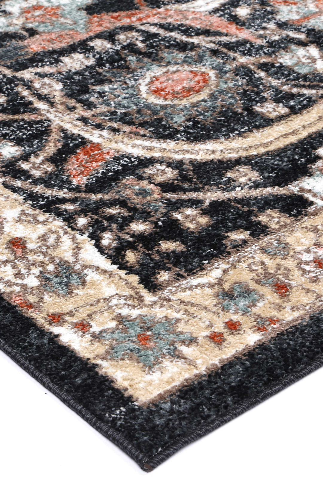Estate Mylestone Traditional Charcoal Rug - DLB Furniture