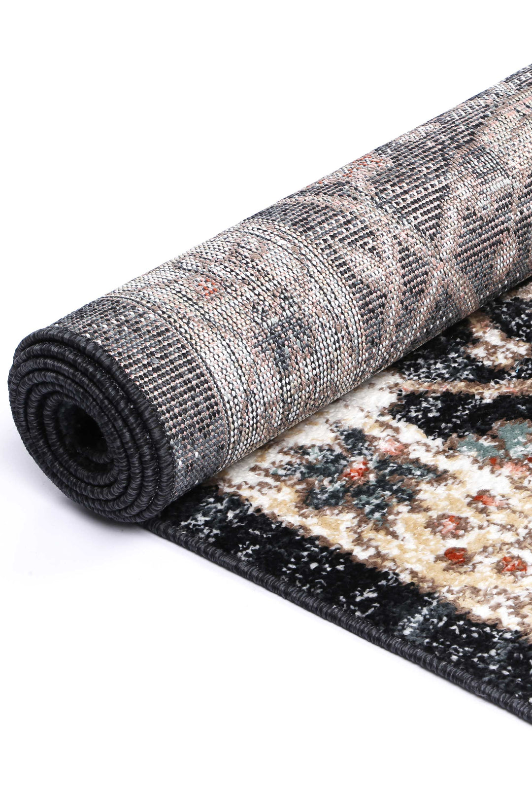 Estate Mylestone Traditional Charcoal Rug - DLB Furniture