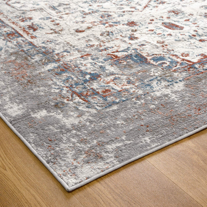 Expressions Grey Multi Contemporary Rug - EX03
