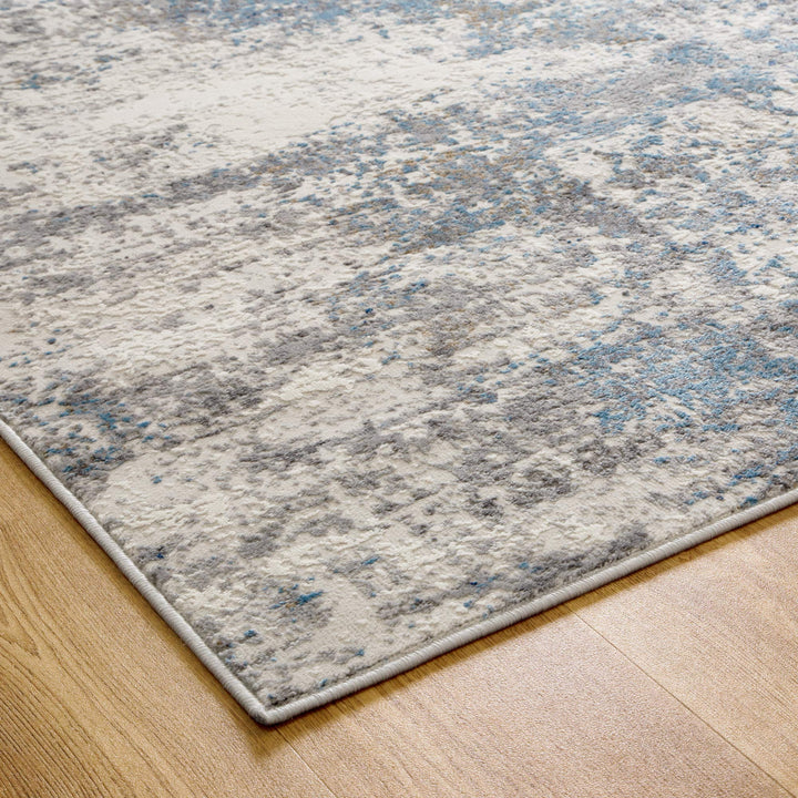 Expressions Navy Blue Modern Rug - EX11