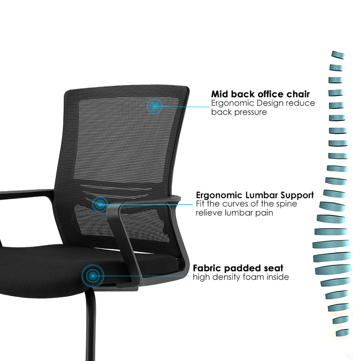 Emma Conference Room Chair With Lumbar Support - DLB Furniture