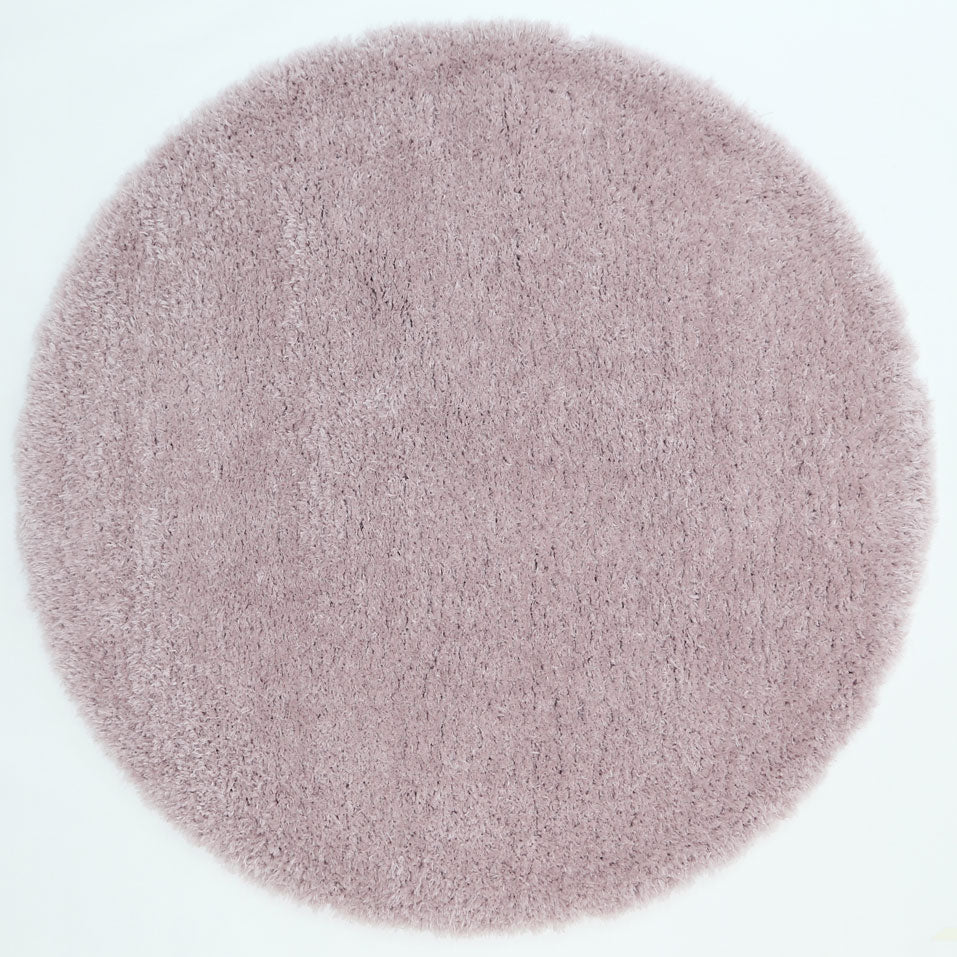 Flokati Super Soft Ultra Thick Pink Shaggy Round Rug - DLB Furniture