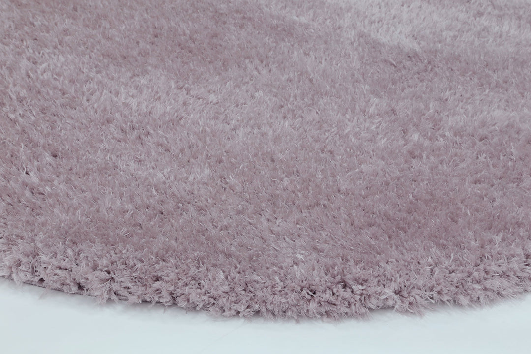 Flokati Super Soft Ultra Thick Pink Shaggy Round Rug - DLB Furniture