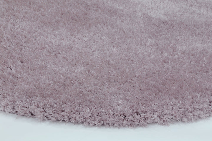 Flokati Super Soft Ultra Thick Pink Shaggy Round Rug - DLB Furniture