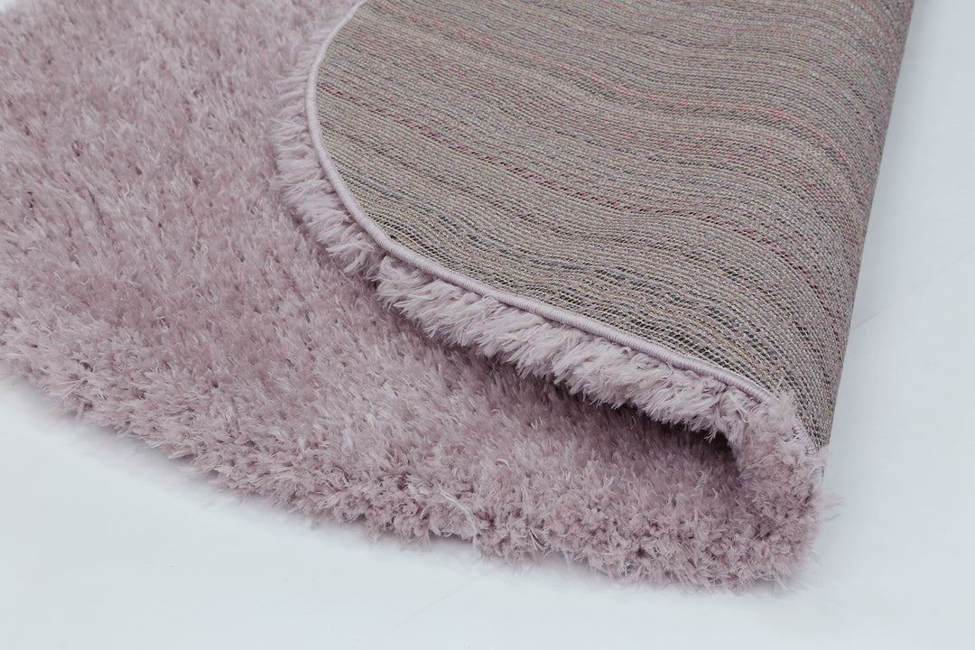 Flokati Super Soft Ultra Thick Pink Shaggy Round Rug - DLB Furniture