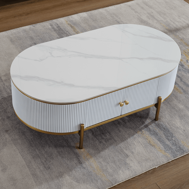 Phoebe Stone Top Coffee Table