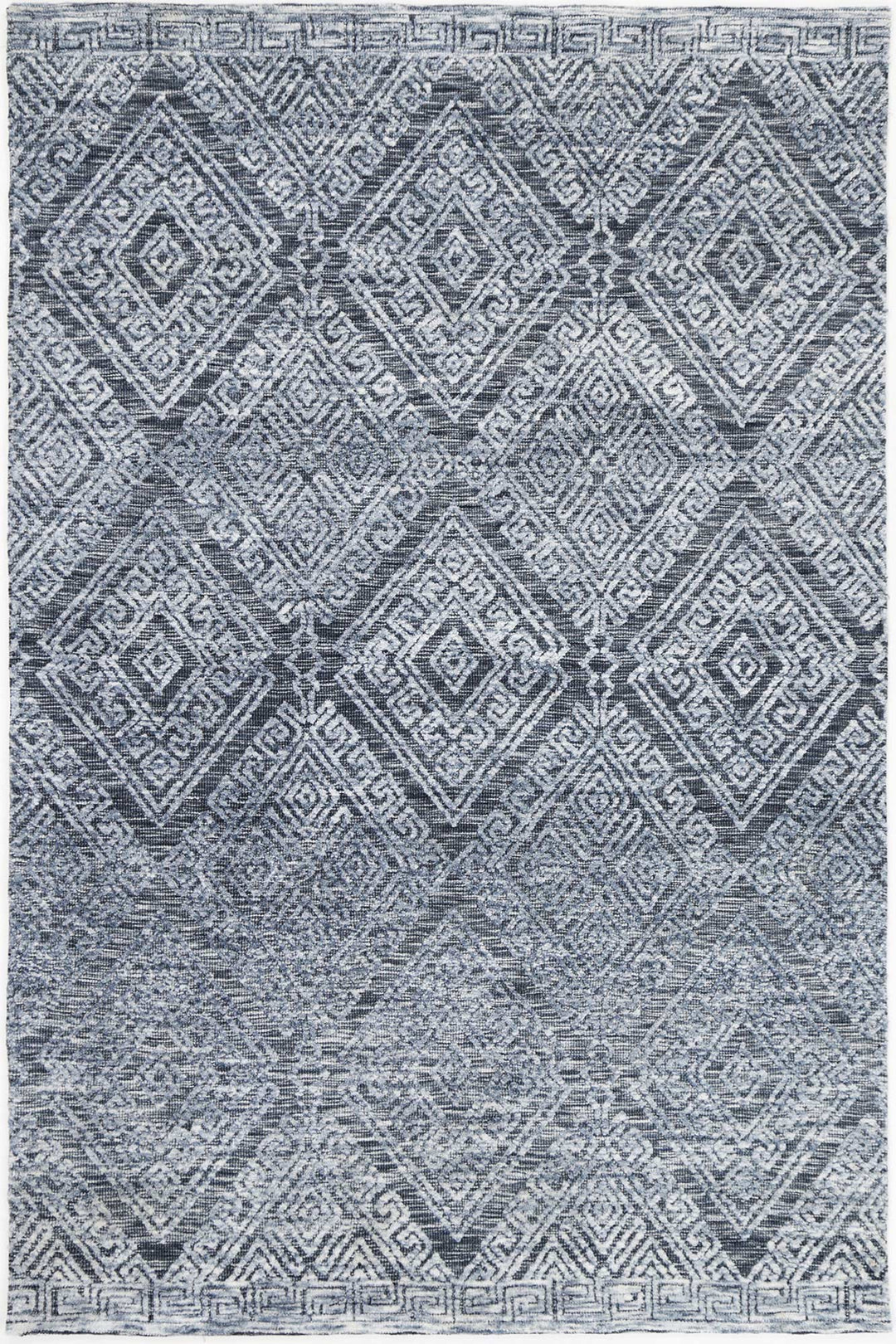 Amritsar Glenfalls Denim Tribal Rug - DLB Furniture