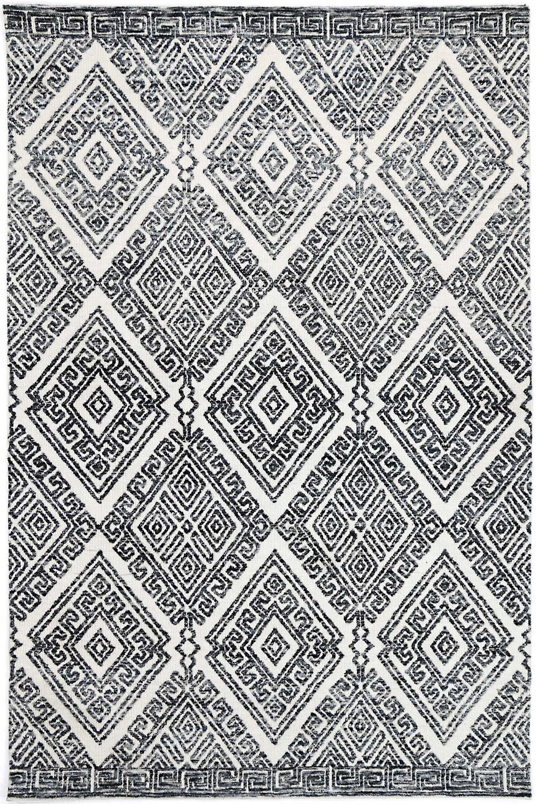 Amritsar Glenfalls Anthracite Tribal Rug - DLB Furniture