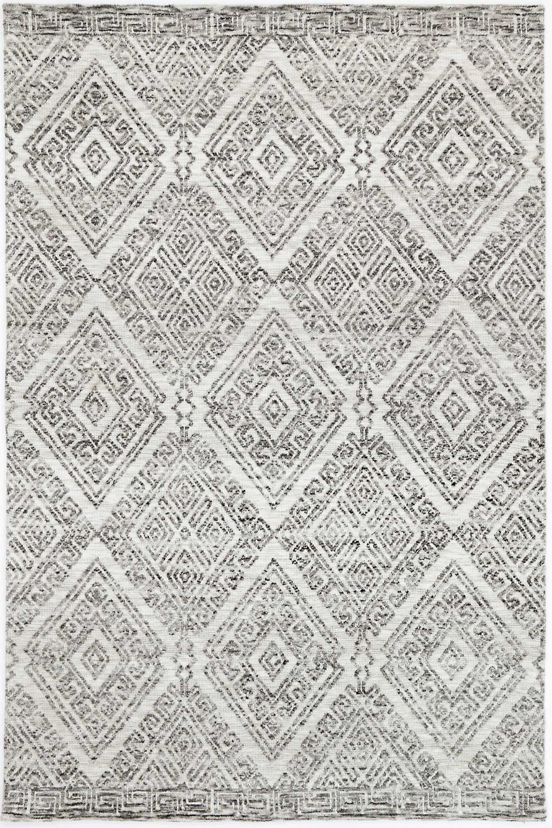Amritsar Glenfalls Grey Tribal Rug - DLB Furniture