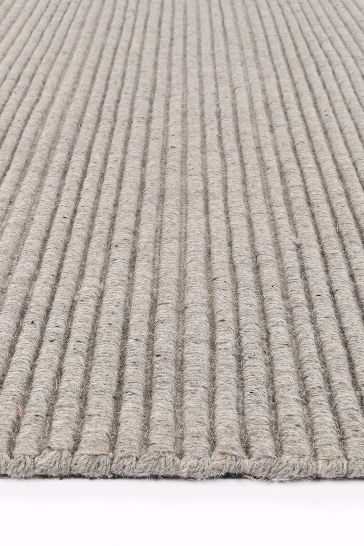 Goa Textured Wool Blend Grey Rug - DLB Furniture