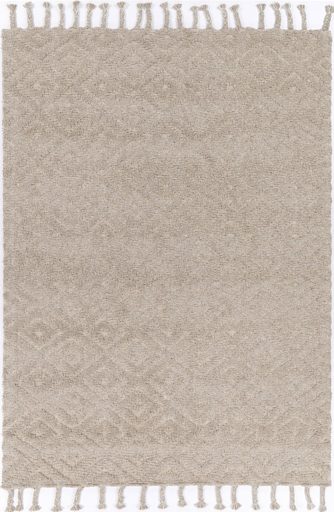 Goa Diamond Wool Blend Ash Rug - DLB Furniture
