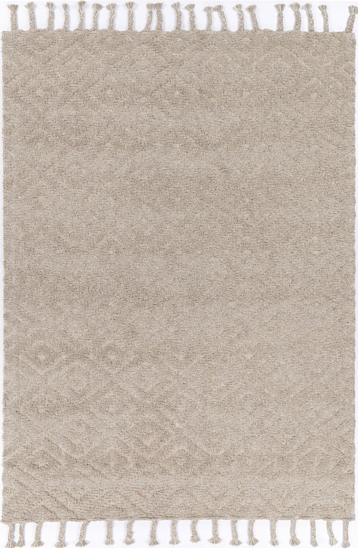 Goa Diamond Wool Blend Ash Rug - DLB Furniture