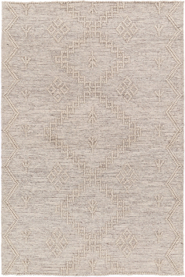 Goa Aztec Wool Blend Ash Rug (No Tassel) - DLB Furniture