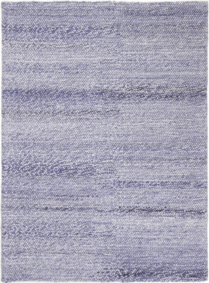 Harlow Loopy Blue Wool Blend Rug - DLB Furniture