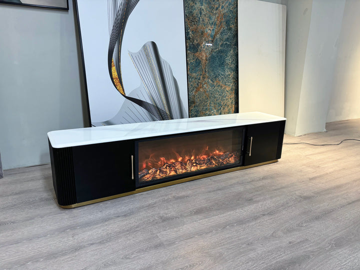 Arcadia Luxury TV Unit Fireplace