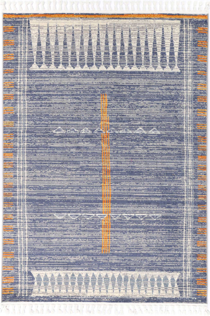 Inca Quito Blue Contemporary Rug - DLB Furniture