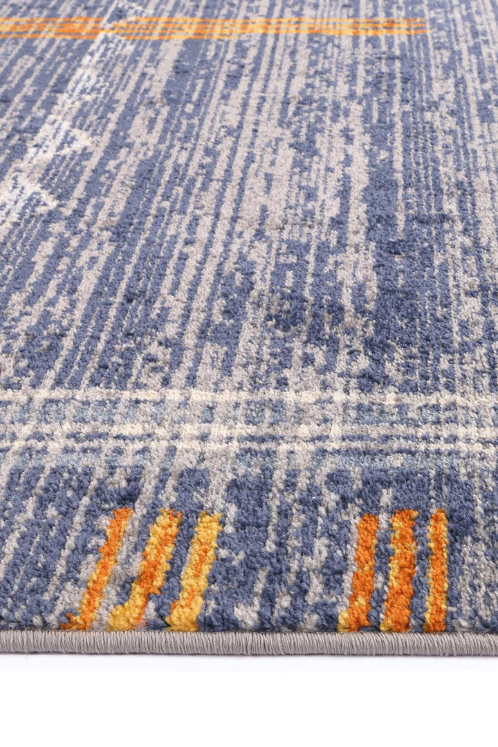 Inca Quito Blue Contemporary Rug - DLB Furniture