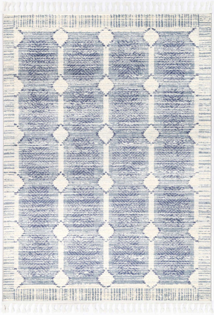Inca Paria Blue Contemporary Rug - DLB Furniture