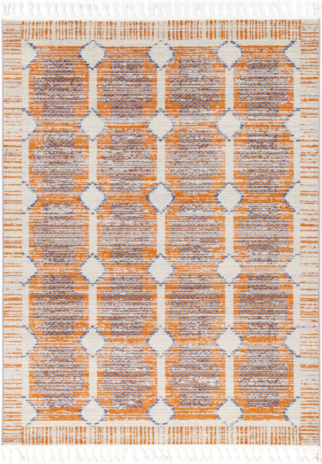Inca Nasca Rust Contemporary Rug - DLB Furniture