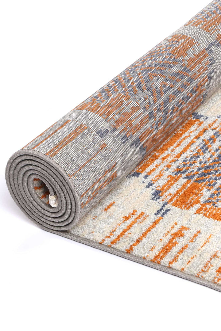 Inca Nasca Rust Contemporary Rug - DLB Furniture