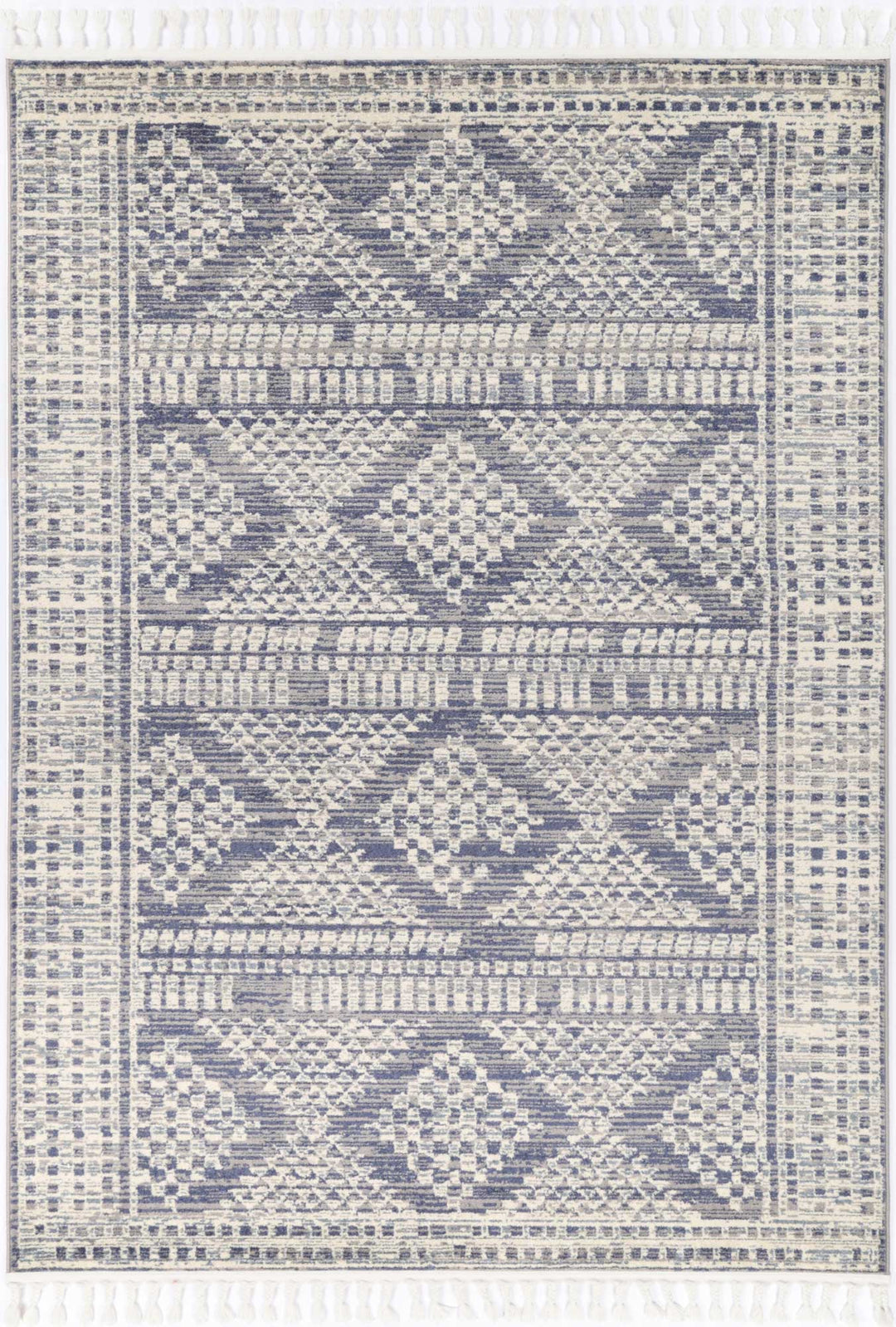 Inca Jauja Blue Contemporary Rug - DLB Furniture