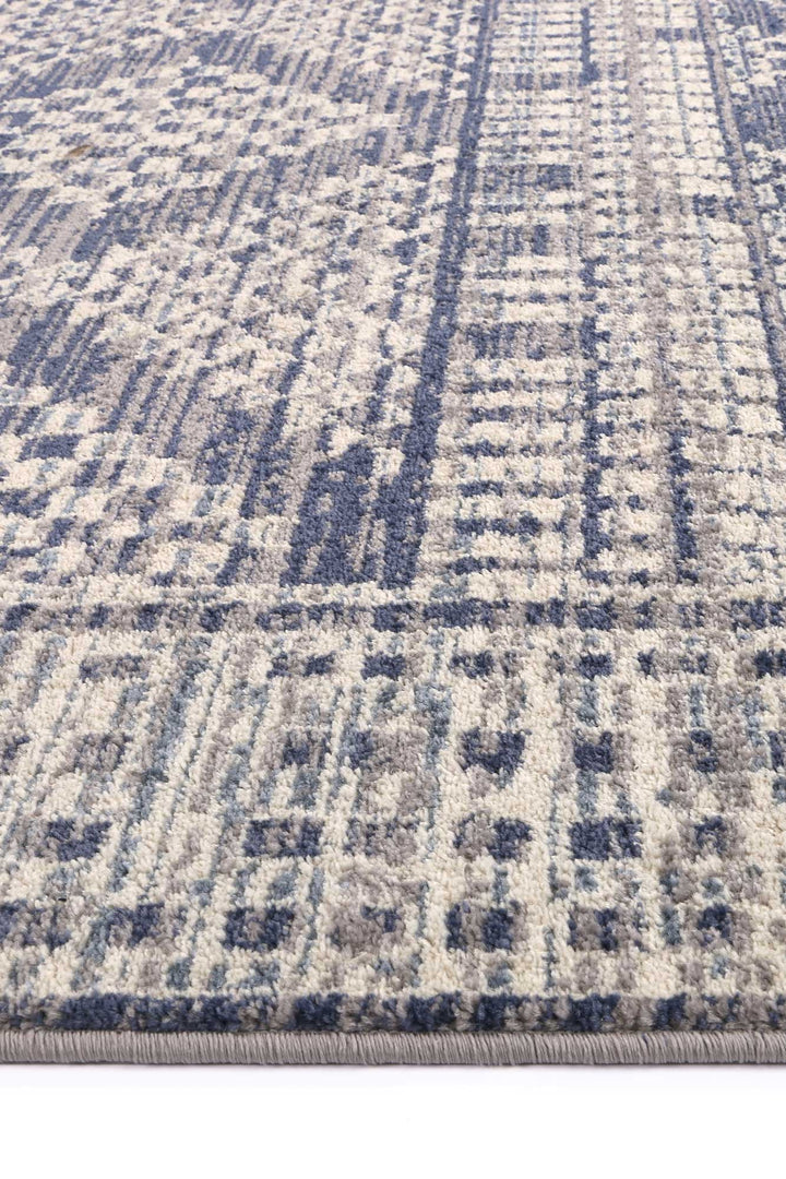 Inca Jauja Blue Contemporary Rug - DLB Furniture