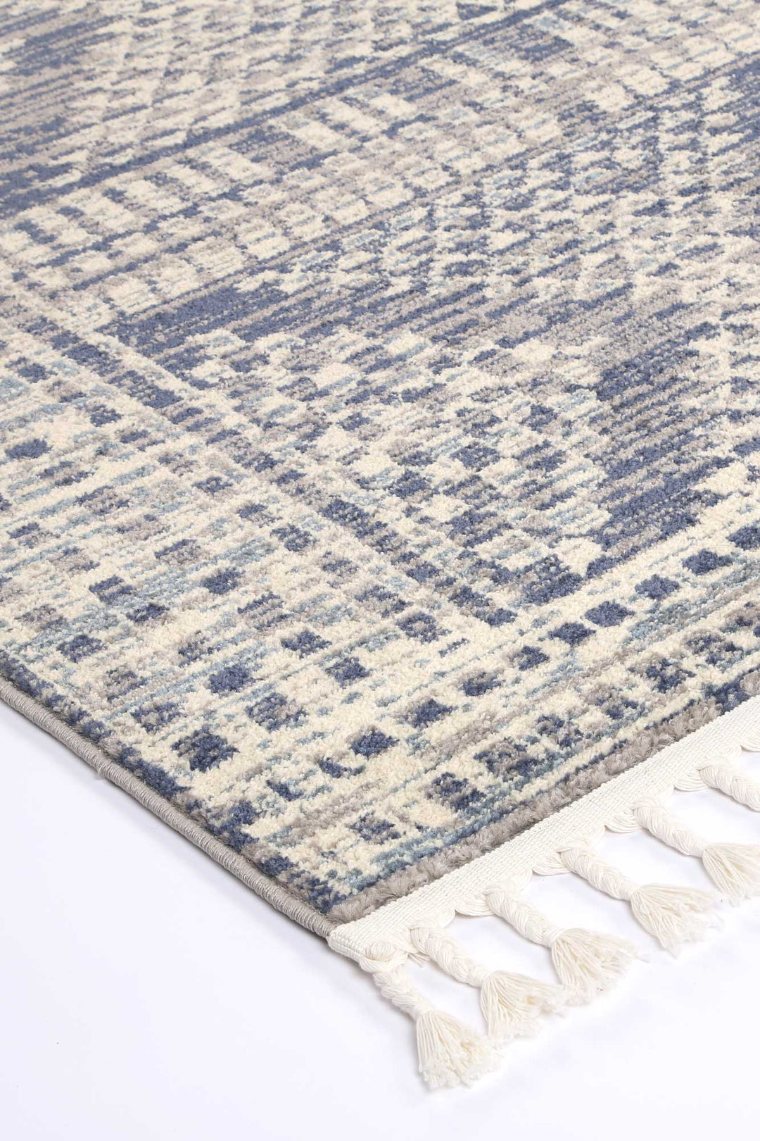 Inca Jauja Blue Contemporary Rug - DLB Furniture