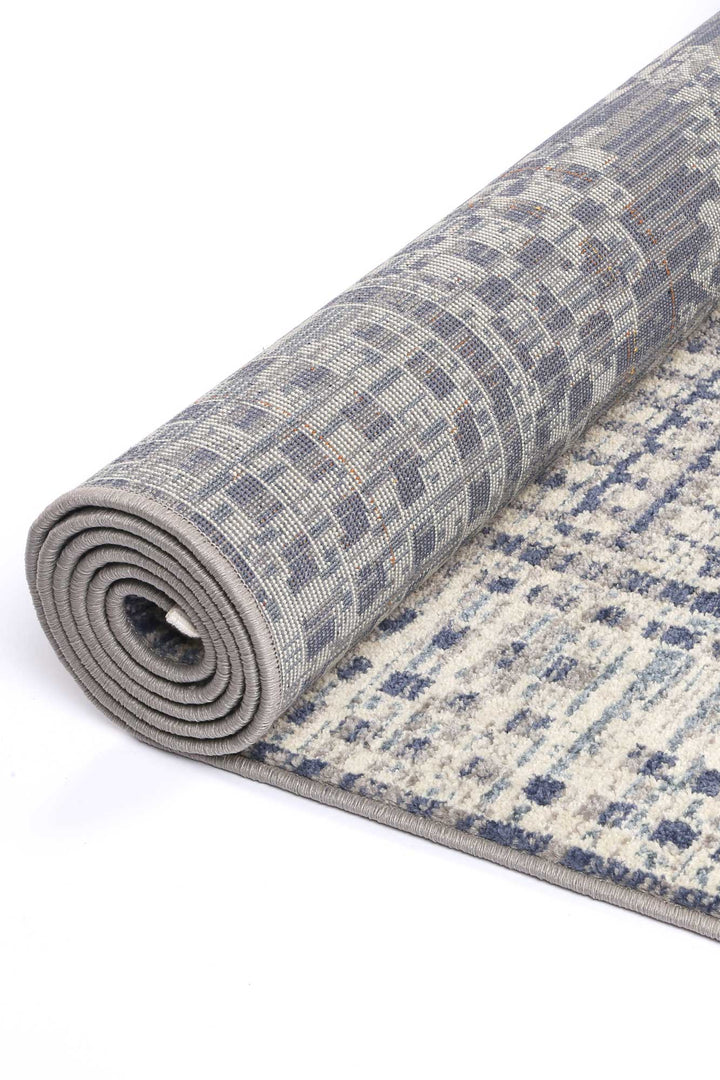 Inca Jauja Blue Contemporary Rug - DLB Furniture