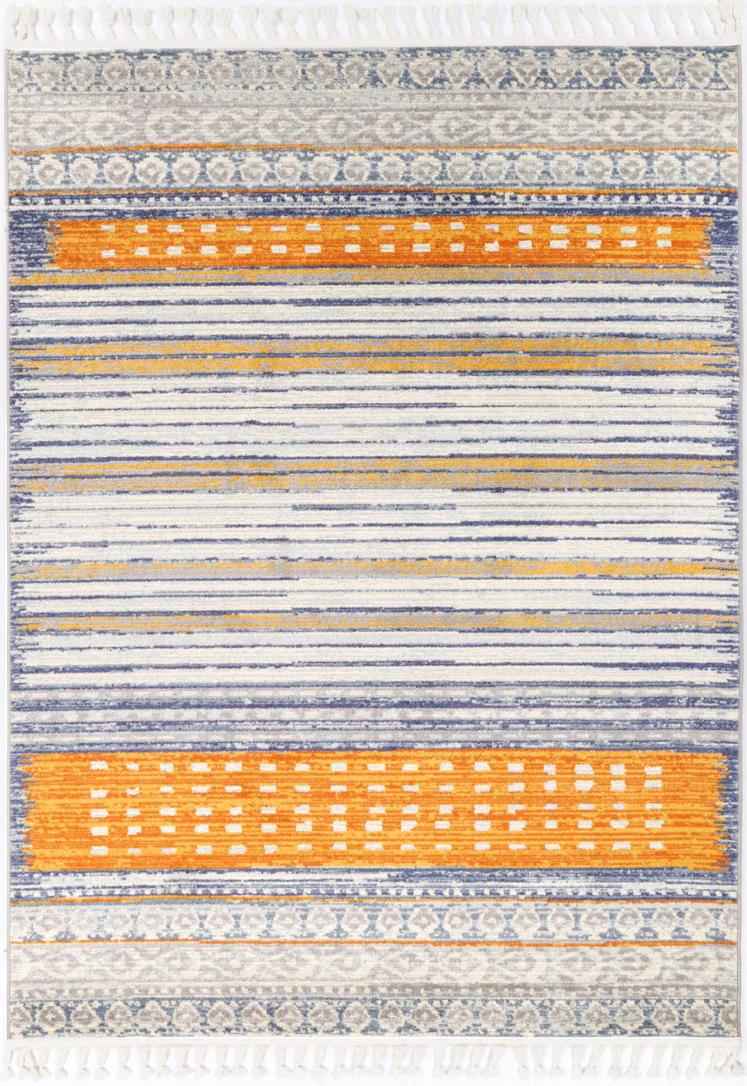 Inca Chuqito Orange Contemporary Rug - DLB Furniture