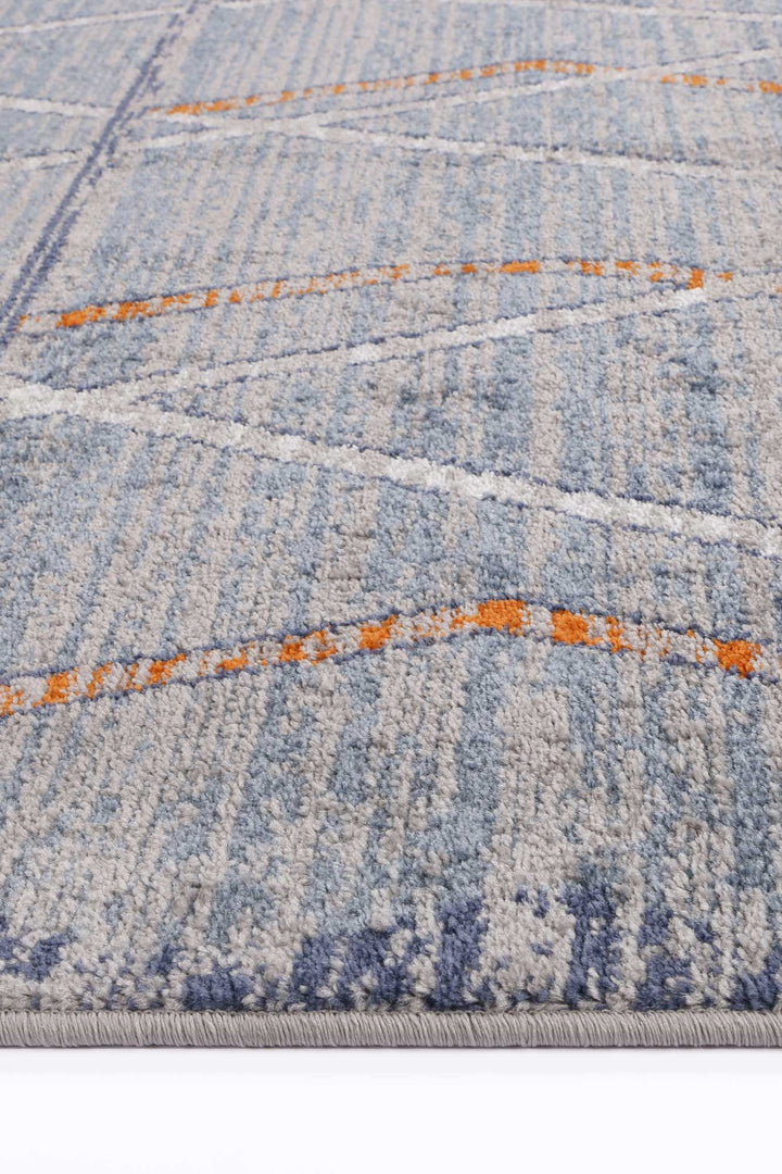 Inca Catarpe Blue Contemporary Rug - DLB Furniture