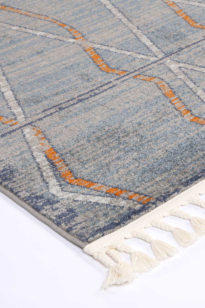 Inca Catarpe Blue Contemporary Rug - DLB Furniture