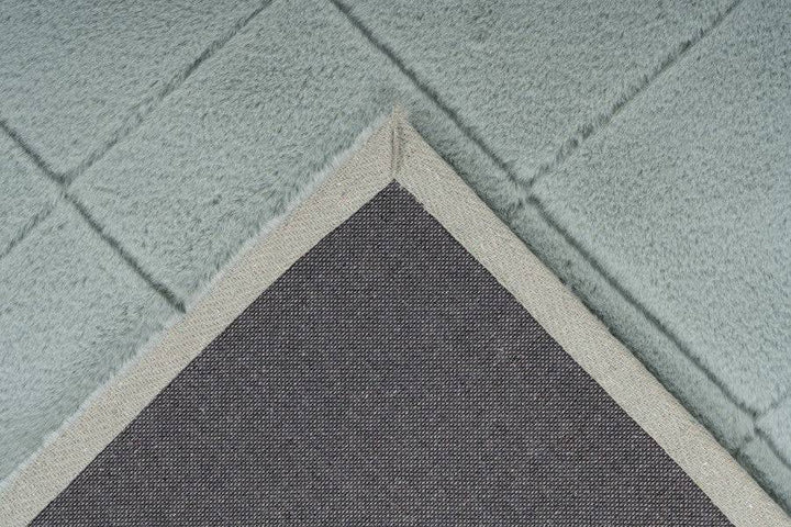 Impulse 600 Jade Very Soft Fluffy Diamond Rug - DLB Furniture