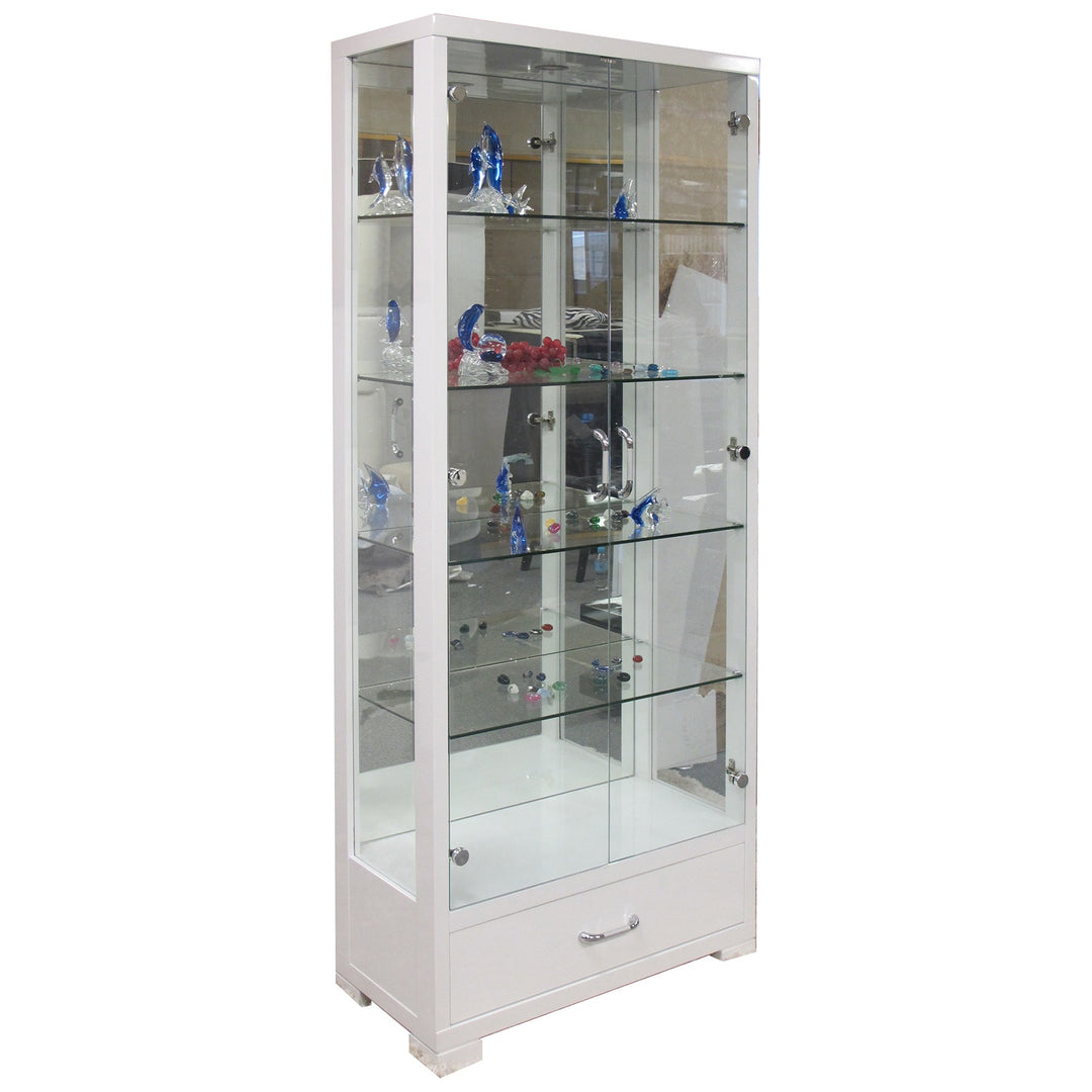 Display Cabinet Glossy White - DLB Furniture