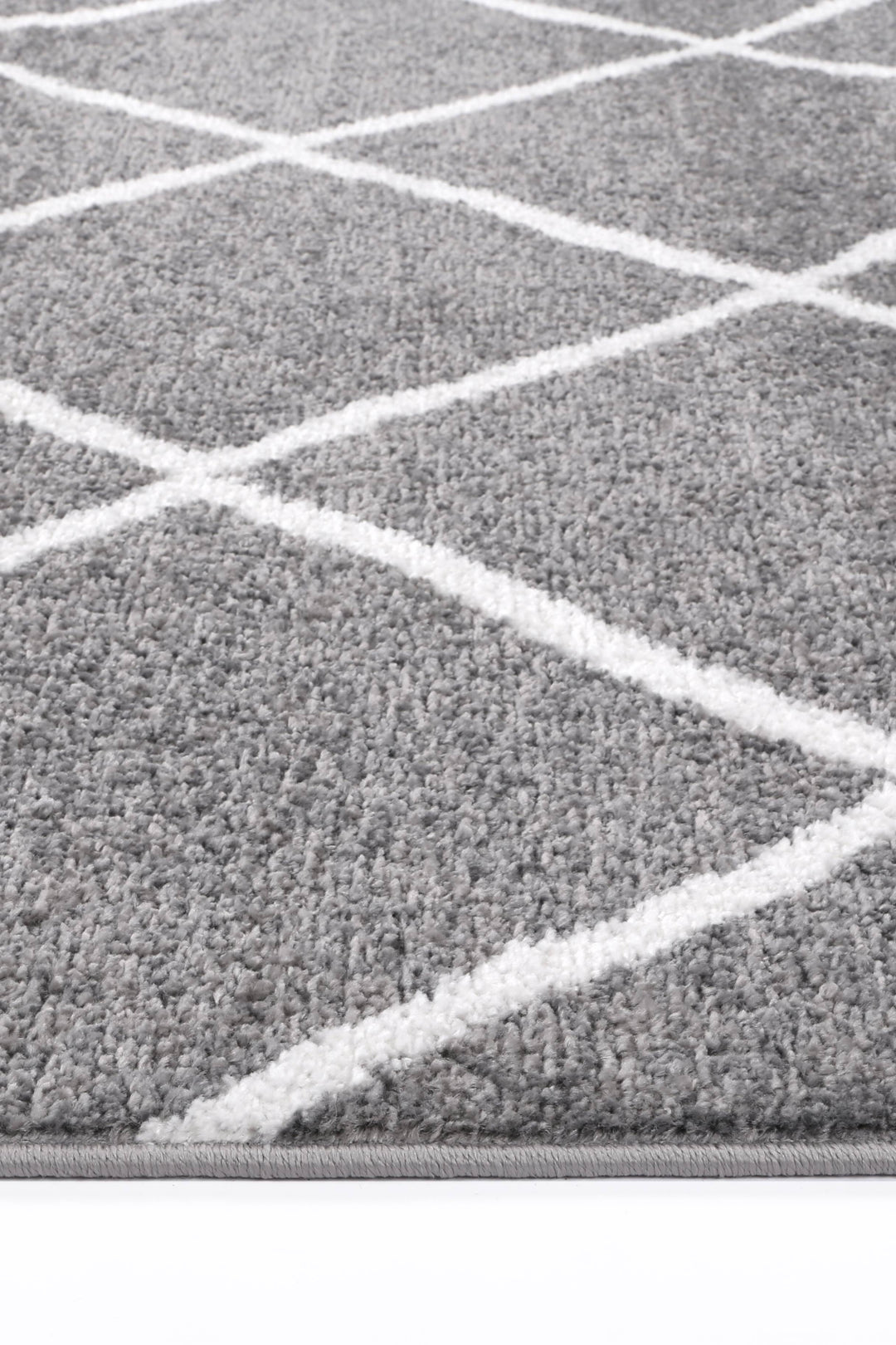 Kimberley Trellis Grey Contemporary Rug - DLB Furniture